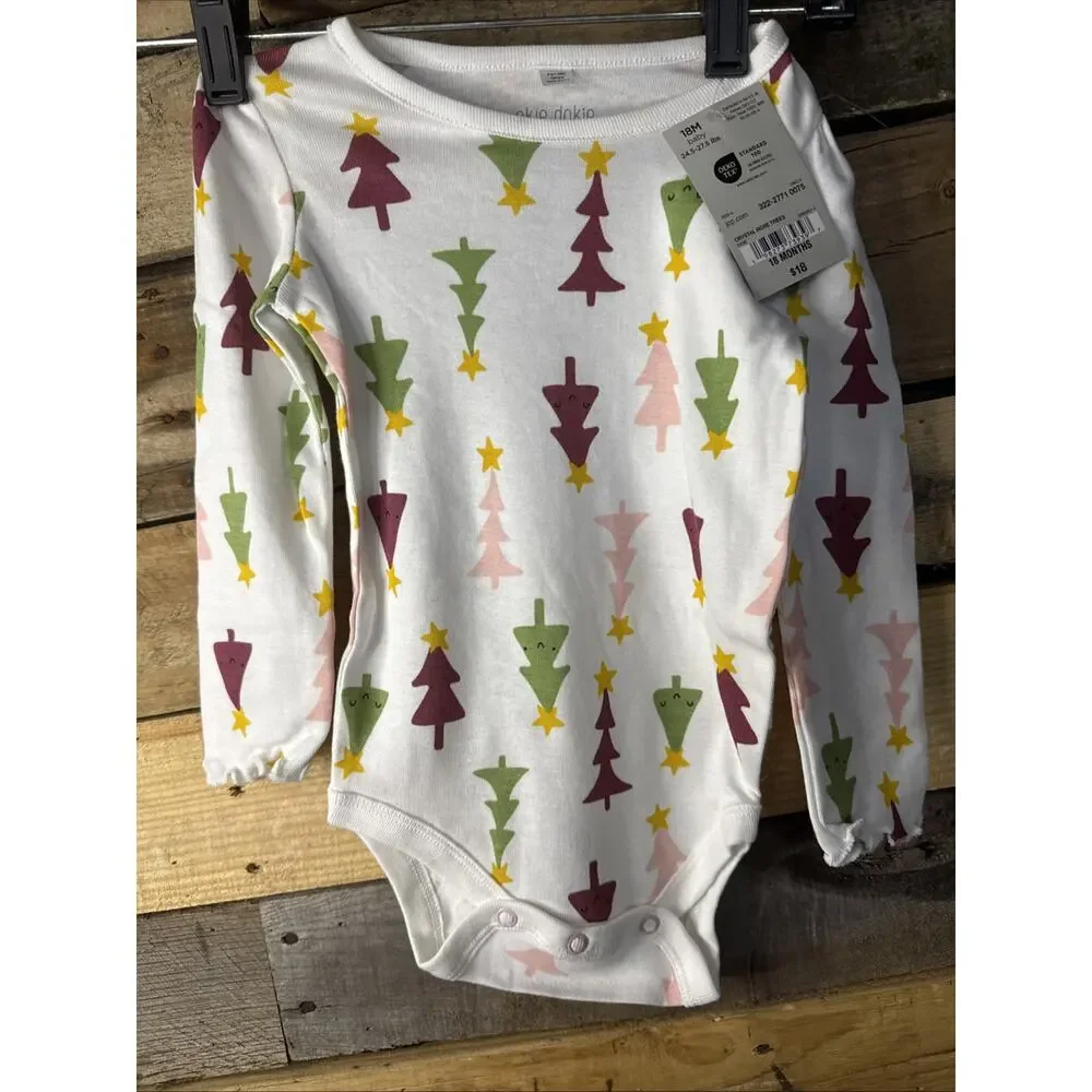 Ok!e Dokie Crystal Rose Trees Bodysuit And Leggings 18 Months